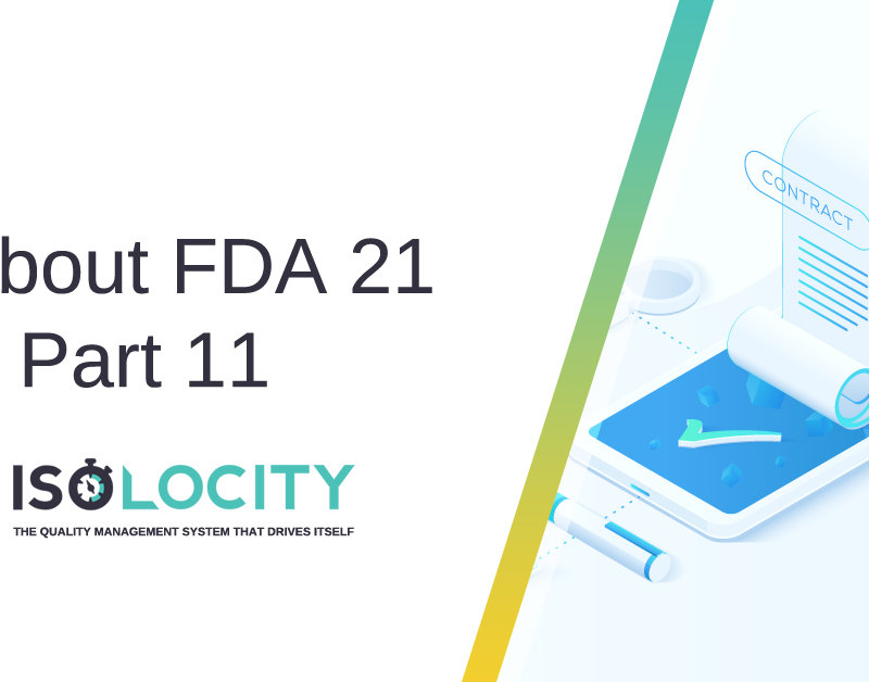 All About FDA 21 CFR Part 11