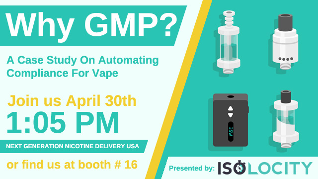 Compliance Automation – Next Generation Nicotine USA 2019