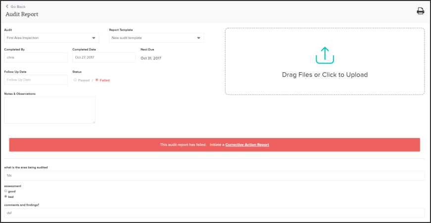 internal audit report gmp quality management software1