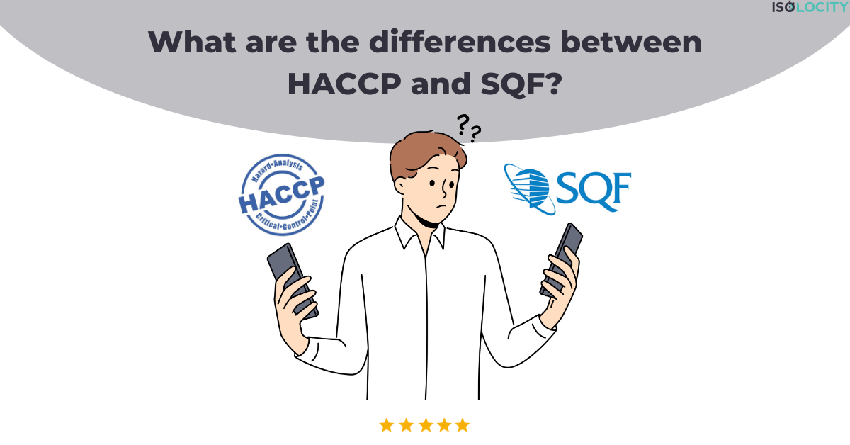 What are the differences between HACCP and SQF